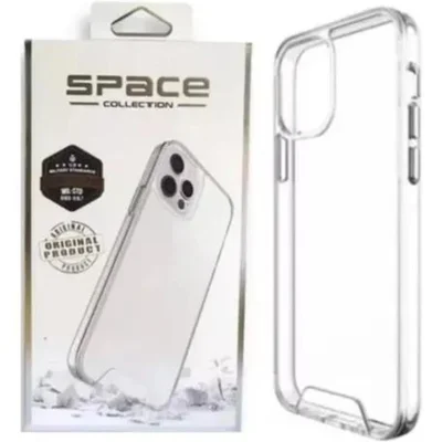 Capinha Acrilico Space Collection Para Iphone 16 Transparente