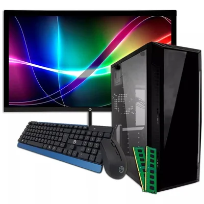 Computador PC Slim i5 10ª i5 10ª 32gb Ram SSD 1TB, Gtx 1050 +adaptador Wifi +caixinha De Som