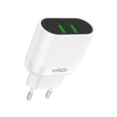Carregador Turbo Kaidi Com 2 Portas Usb Com 1 Cabo Usb/c