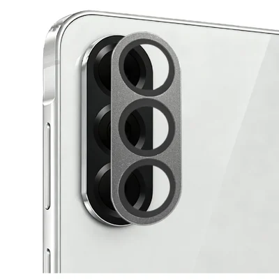 Película De Câmera Lente Traseira Ar De Metal Compatível Com Samsung A07 A17 Proteção De Vidro Cor:prata;tamanho:a17