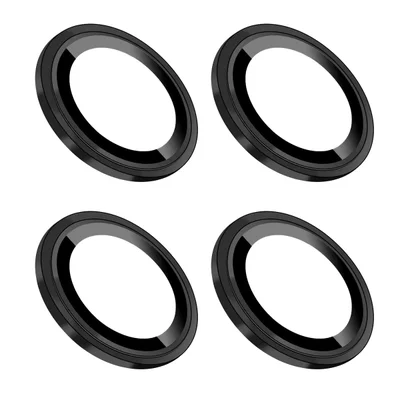 Kit Película Lente Câmera Lisa Ou Brilho Compatível Com Redmi Note 15 / Note 15 Pro + Plus Cor:preto Lisa;tamanho:redmi