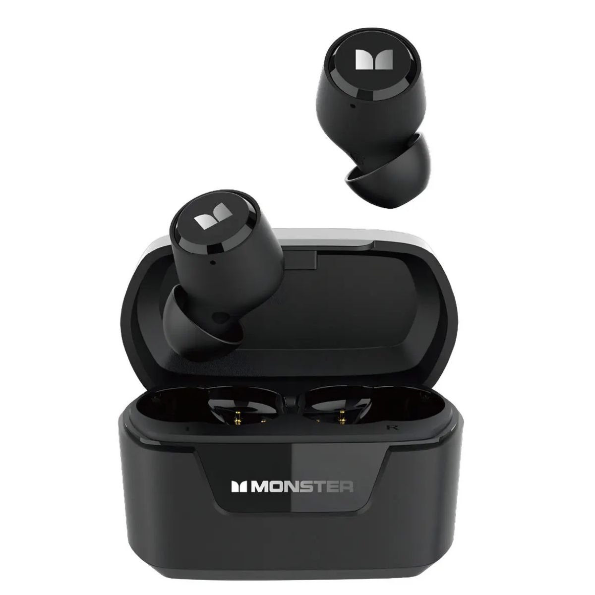Fone Bluetooth Gamer Monster Airmars XKT05 Sem Fio Baixa Latência 24h Preto