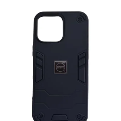 Capa Capinha Armadura Resistente Preta Para Iphone 16 Pro Max Anti Impactos