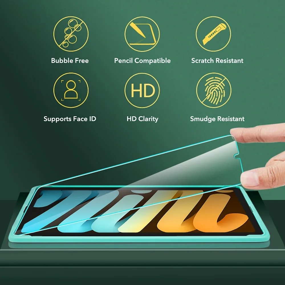 Imagem 2 de 5 do produto Película De Vidro Esr Ipad Mini Ipad Mini 6 Pacote 2un