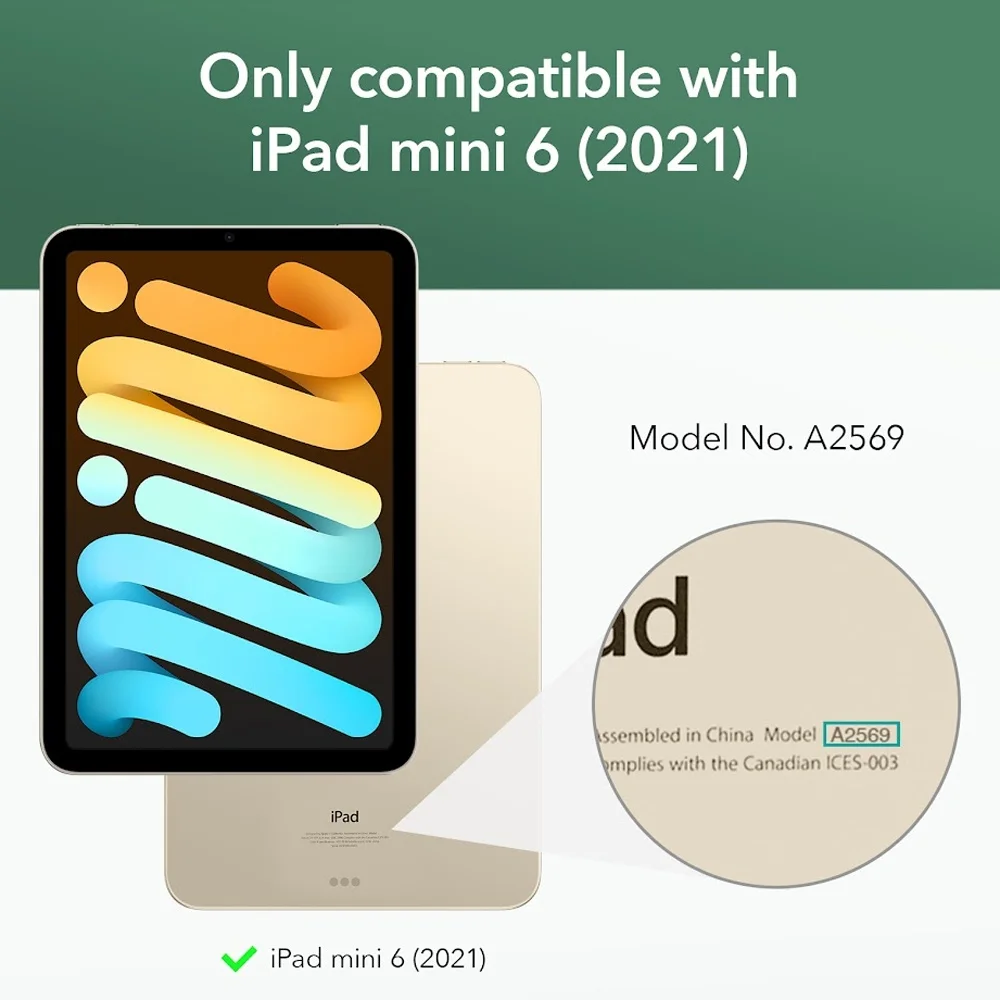 Imagem 3 de 5 do produto Película De Vidro Esr Ipad Mini Ipad Mini 6 Pacote 2un