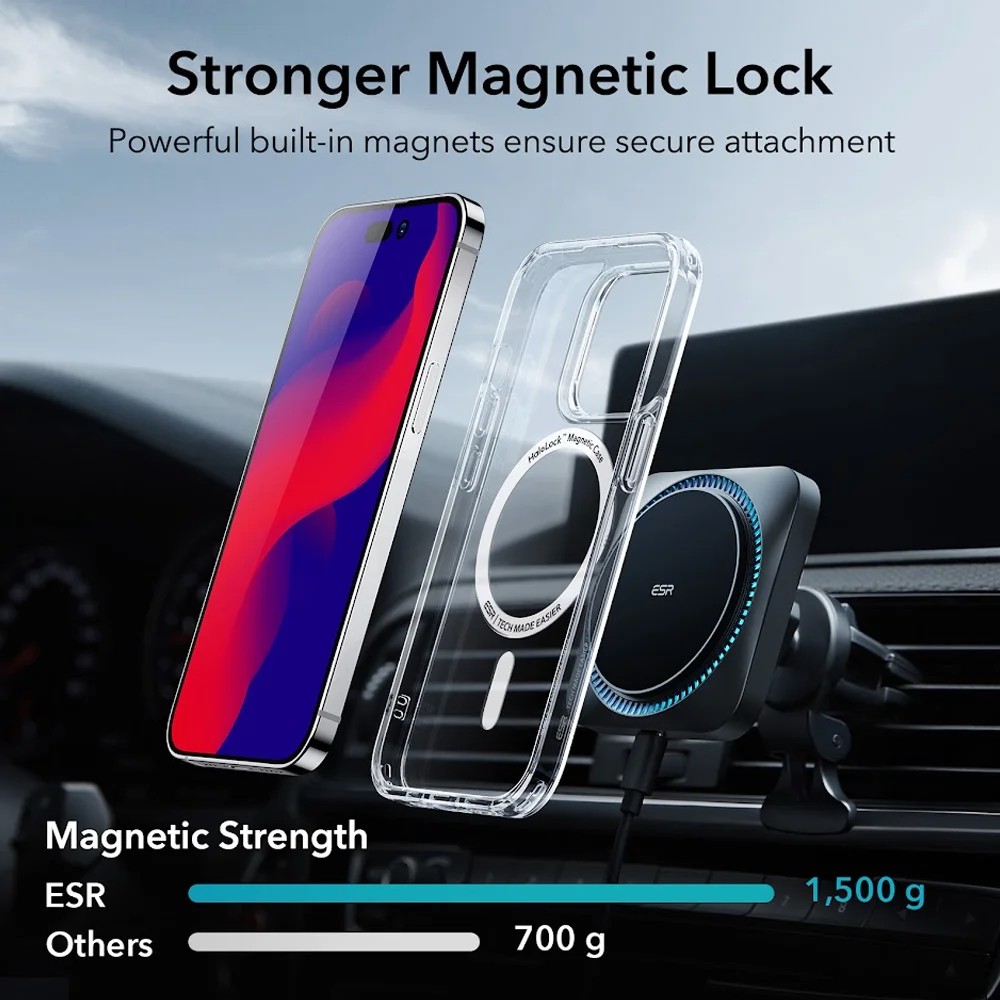 Imagem 2 de 5 do produto Capa Esr Classic Hybrid Para Iphone 14 Pro Transparente