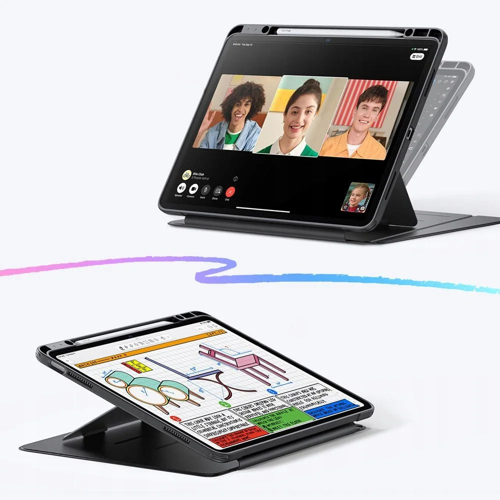 Imagem 4 de 5 do produto Capa Flip Híbrida Esr Para Ipad Air 13" 2025/2024 Preta