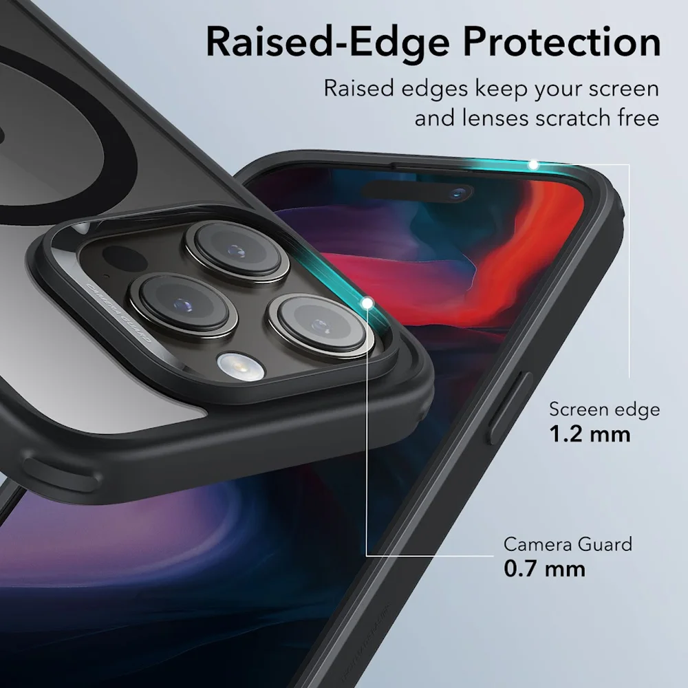 Imagem 4 de 5 do produto Capa/capinha Esr Classic Para Iphone 15 Pro Preto Clear