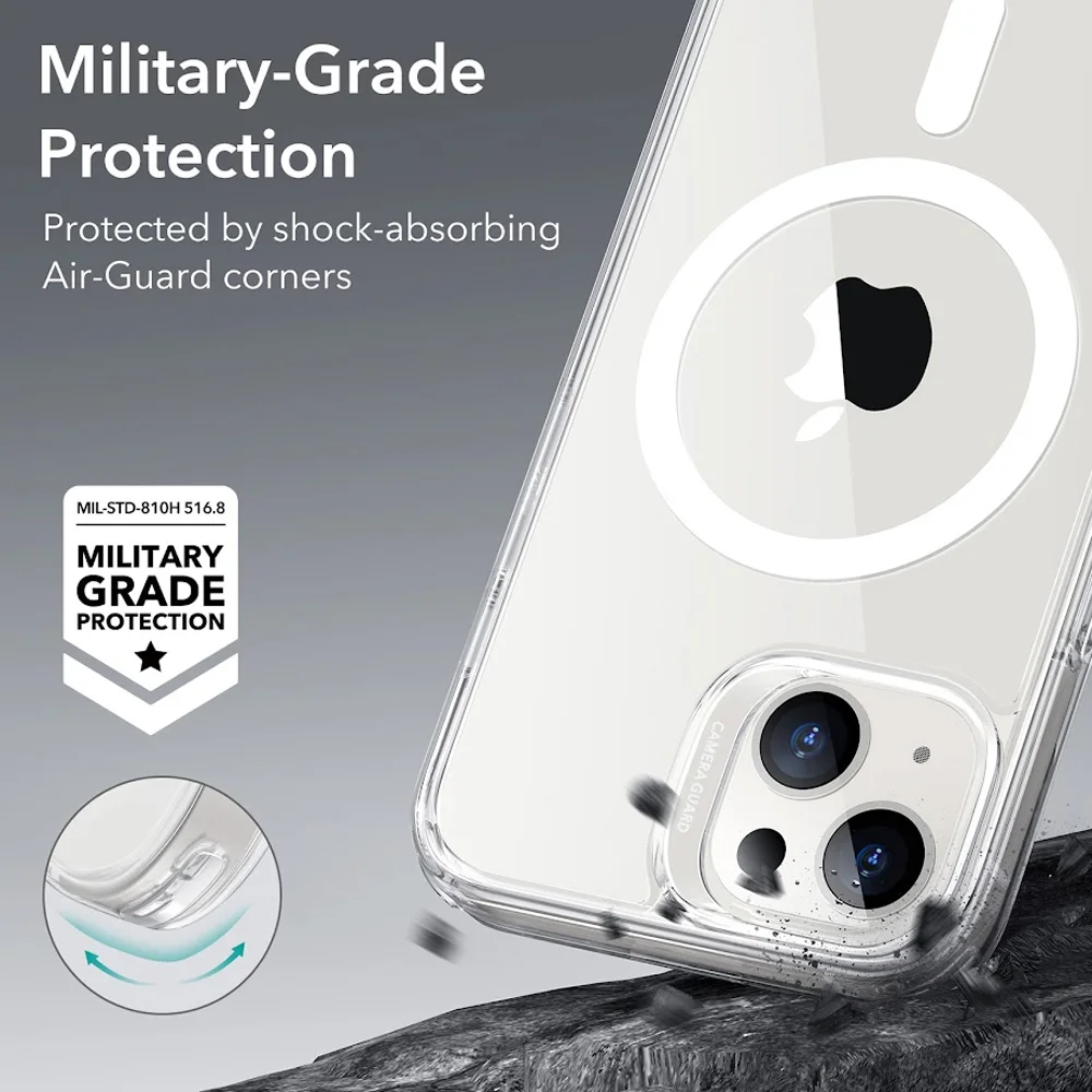 Imagem 5 de 5 do produto Capa Esr Classic Hybrid Para Iphone 14/13 Transparente