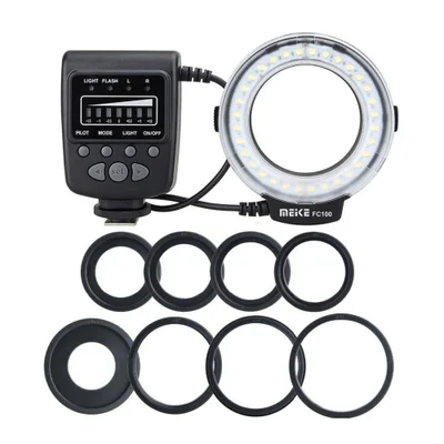 Flash Circular Macro Meike Fc-100 Canon N Pentax Olympus