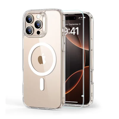 Capa Magsafe + Película Vidro Esr Para Iphone 16 Pro