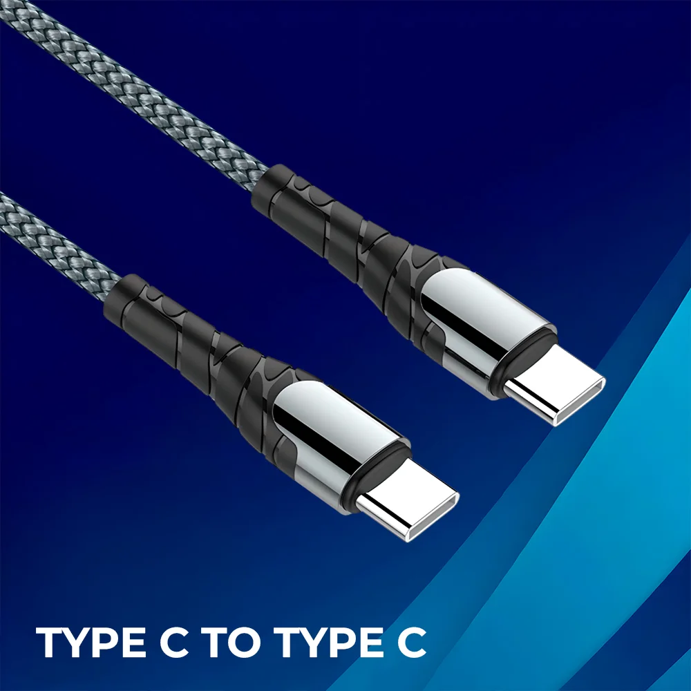Imagem 3 de 5 do produto Cabo Usb-c Macho/macho Ldnio Carregamento Rápido 1metros
