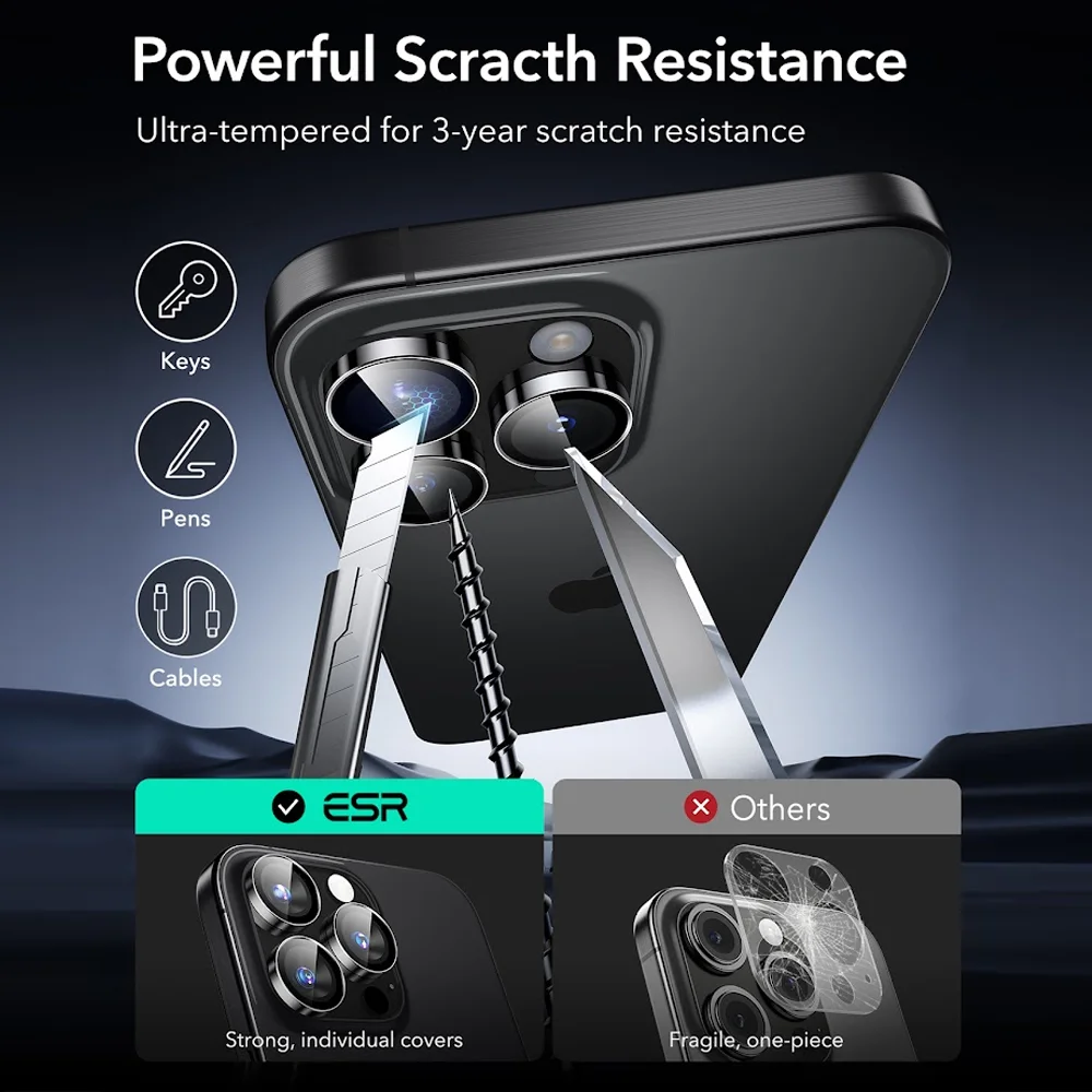 Protetor Lente Armorite Esr Pra Câmera Iphone 16 Pro/max