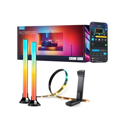 Kit Luz Fundo Tv Govee 3 Lite Com Fita E Barras De Luz