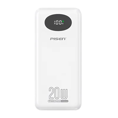 Power Bank Bateria Portátil Pisen 4in1 10000mah Branca