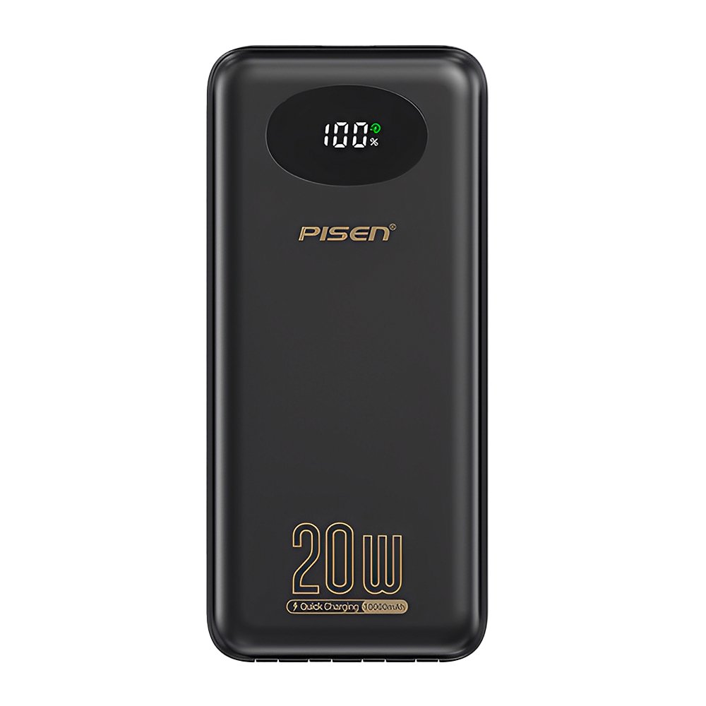 Power Bank Carregador Portátil Pisen 4in1 10000mah Preta