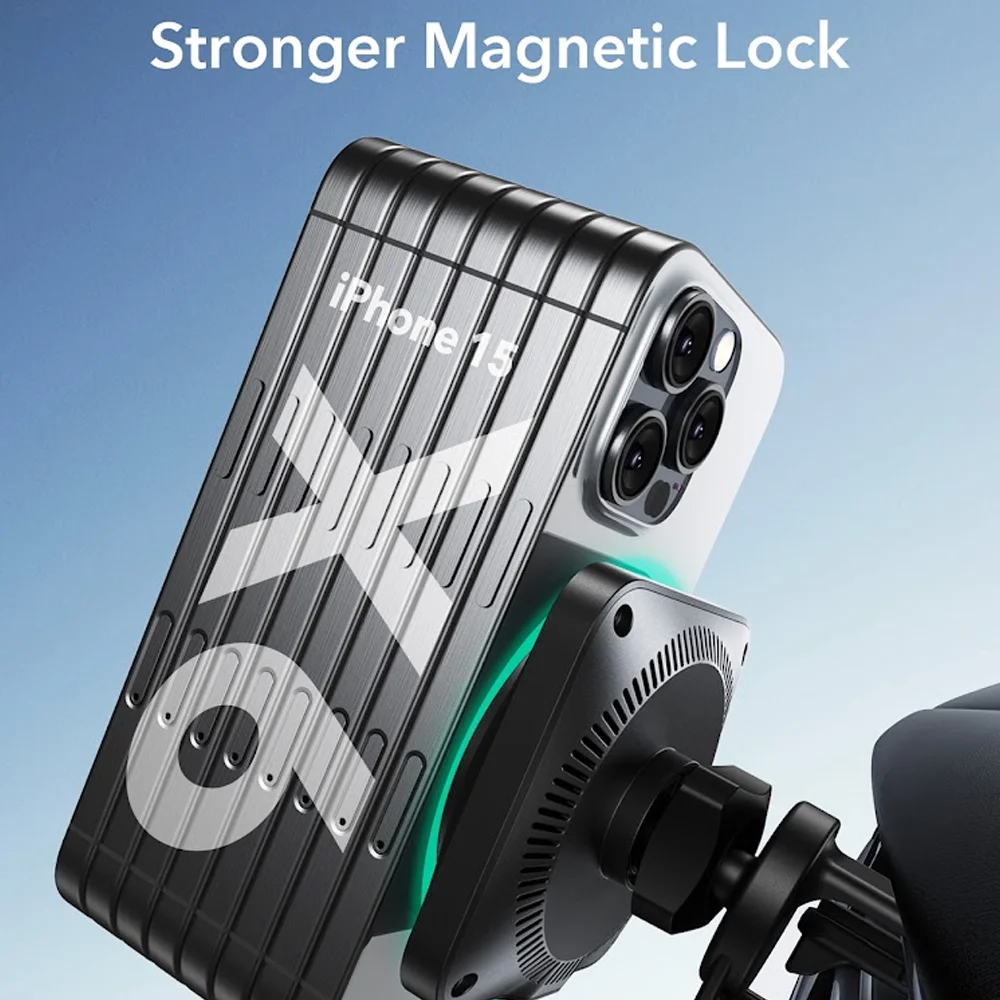 Imagem 5 de 5 do produto Carregador Wireless Qi2 Esr P/veículos Com Cryoboost Preto