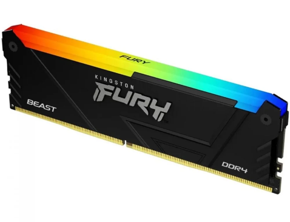 Memória Gamer PC Computador Kingston Fury Beast 16gb 3200mhz Ddr4 RGB