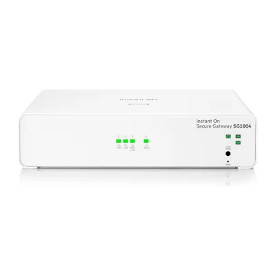 Roteador Gateway Hpe Instant On Seguro Sg1004 4 Portas Gigabit Branco