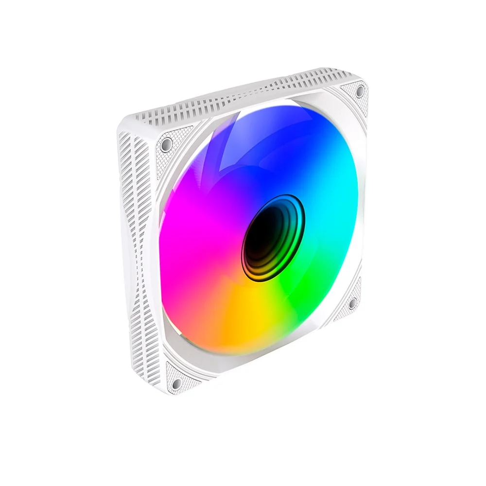 Imagem 2 de 4 do produto Cooler C3tech, Gamer, Fan 12cm ( 120mm ), ARGB Gaming, Branco - F9-l320whRGB