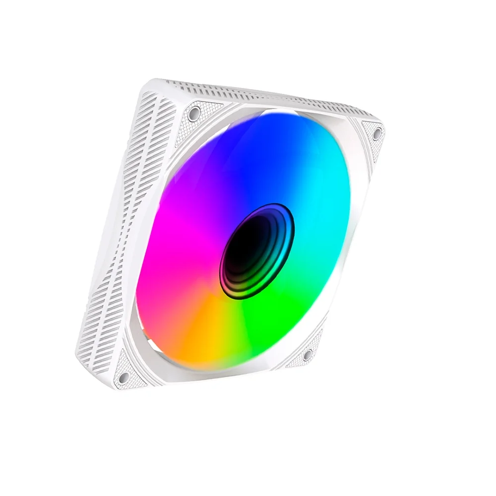 Imagem 3 de 4 do produto Cooler C3tech, Gamer, Fan 12cm ( 120mm ), ARGB Gaming, Branco - F9-l320whRGB