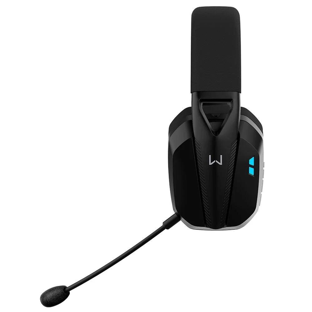 Imagem 4 de 5 do produto Fone Headset Gamer Sem Fio Warrior Balder Preto, Tri Mode, Bluetooth, P3, Ph704