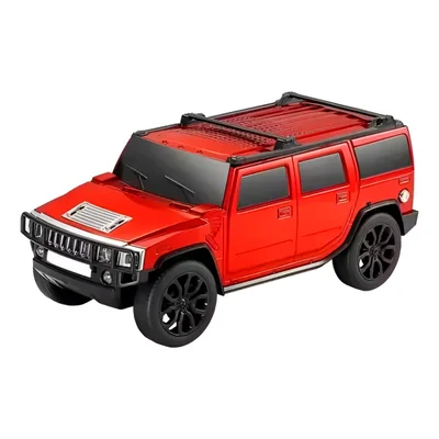 Caixinha De Som Formato Carro Off-road Bluetooth Usb Modelo:vermelho
