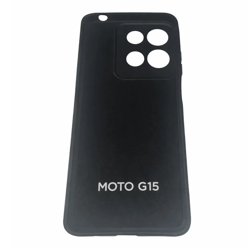 Imagem 5 de 5 do produto Capa De Celular Moto G15 Capinha Reforçada Antichoque Cor:roxo