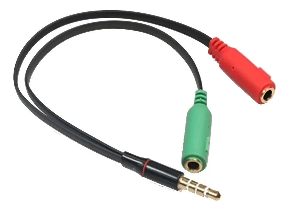 Imagem 2 de 3 do produto Cabo Para Headset Gamer 1 Para 2 Fone E Mic