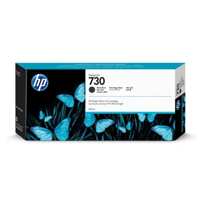Cartucho De Tinta Hp 730 P2v71a Preto Fosco | Plotter Hp T1600 T1700