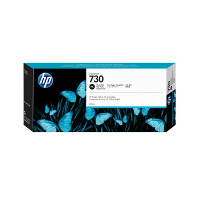 Cartucho De Tinta Hp 730 Preto Fotográfico P2v73a | Plotter Hp T1600 T1700 | 300ml