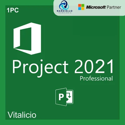 Microsoft Project 2021 – Licença   Física (1 PC | Chave Impressa)
