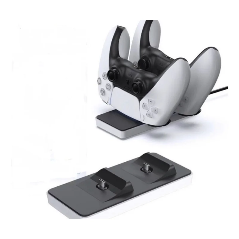 Base Carregador Para 2 Controle Compatível Ps5 Dualsense Modelo Snd-463