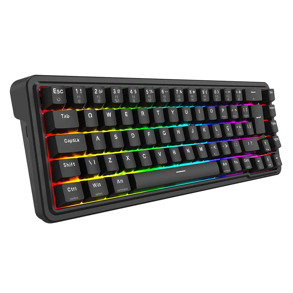 Imagem 2 de 5 do produto Teclado Magnetico Gamer Nova RGB Switch Ultramag Linear Redragon Preto K709RGB-m