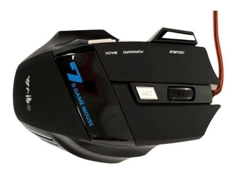 Imagem 2 de 2 do produto Mouse Para Jogo Weibo  X7 3200 Dpi Preto