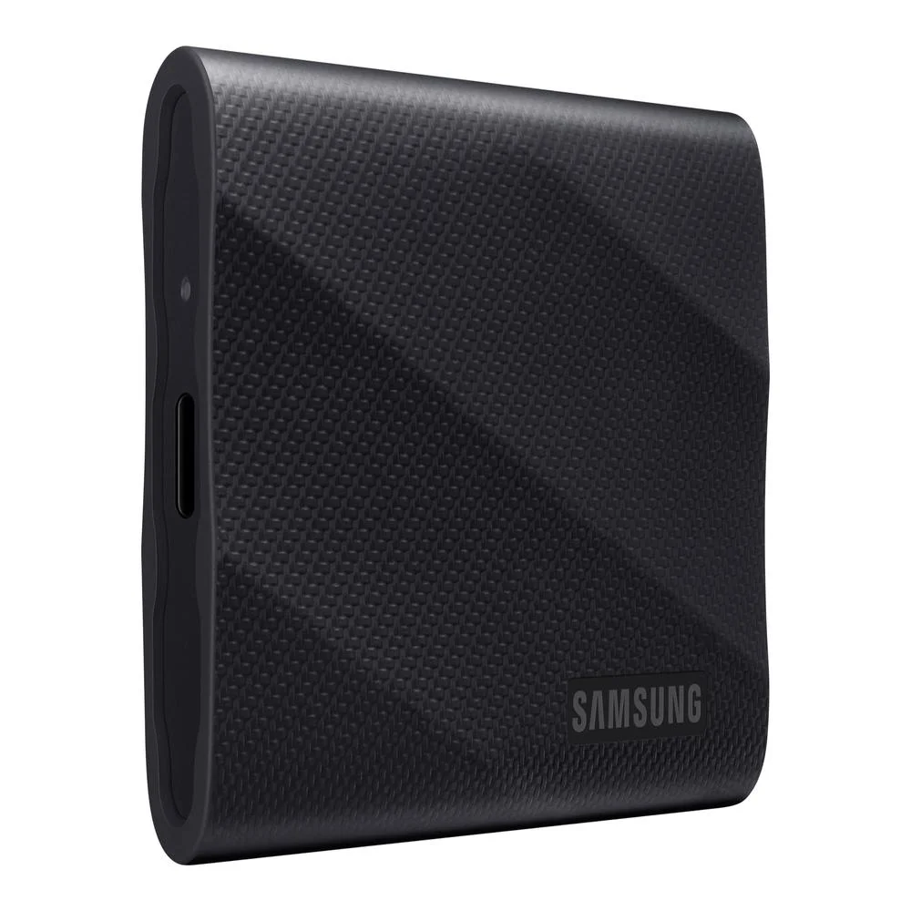 SSD Externo Samsung T9, 1TB, Usb 3.2 (usb-c), Leitura 2000 Mb/s, Escrita 1950 Mb/s - Preto Mu‑pg1t0b/am