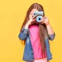 Bolsa Case de Couro Sintético para Câmera Instax Mini 12 e 11 – Estojo Proteção Elegante e Compacto, Acessório Ideal para Armazenamento Seguro