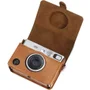 Bolsa Case de Couro Sintético para Câmera Instax Wide Evo – Estojo Proteção Elegante e Compacto, Acessório Ideal para Armazenamento Seguro