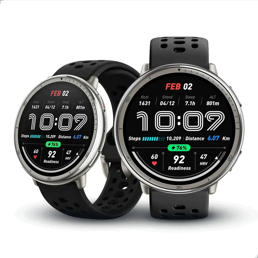 Imagem 2 de 5 do produto Amazfit Active 2 (a2437) Gps Integrado Tela AmoLED De 1,32" - Preto