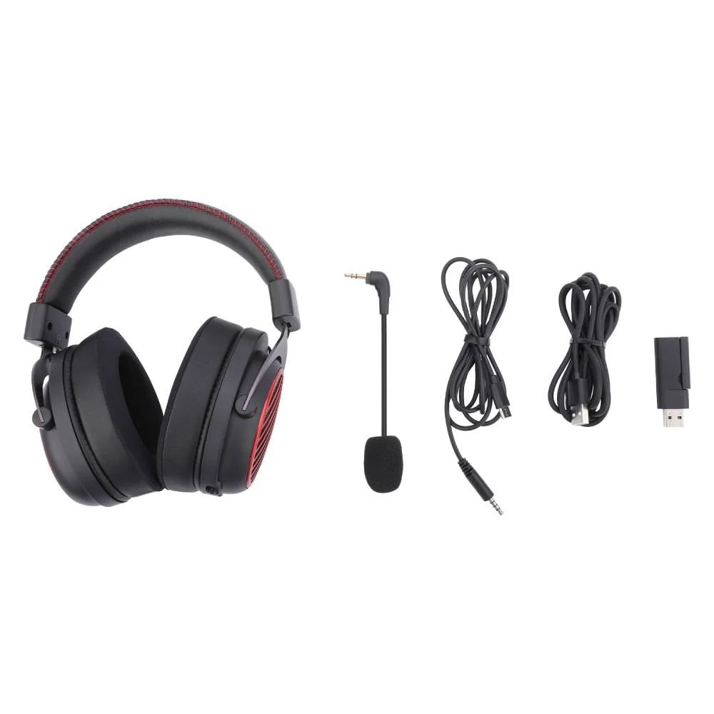 Headset Gamer Redragon Luna Pro H540-pro Driver 53mm Bluetooth - Preto Headset Gamer Redragon Luna Pro H540-pro Driver 53mm Bluetooth - Preto