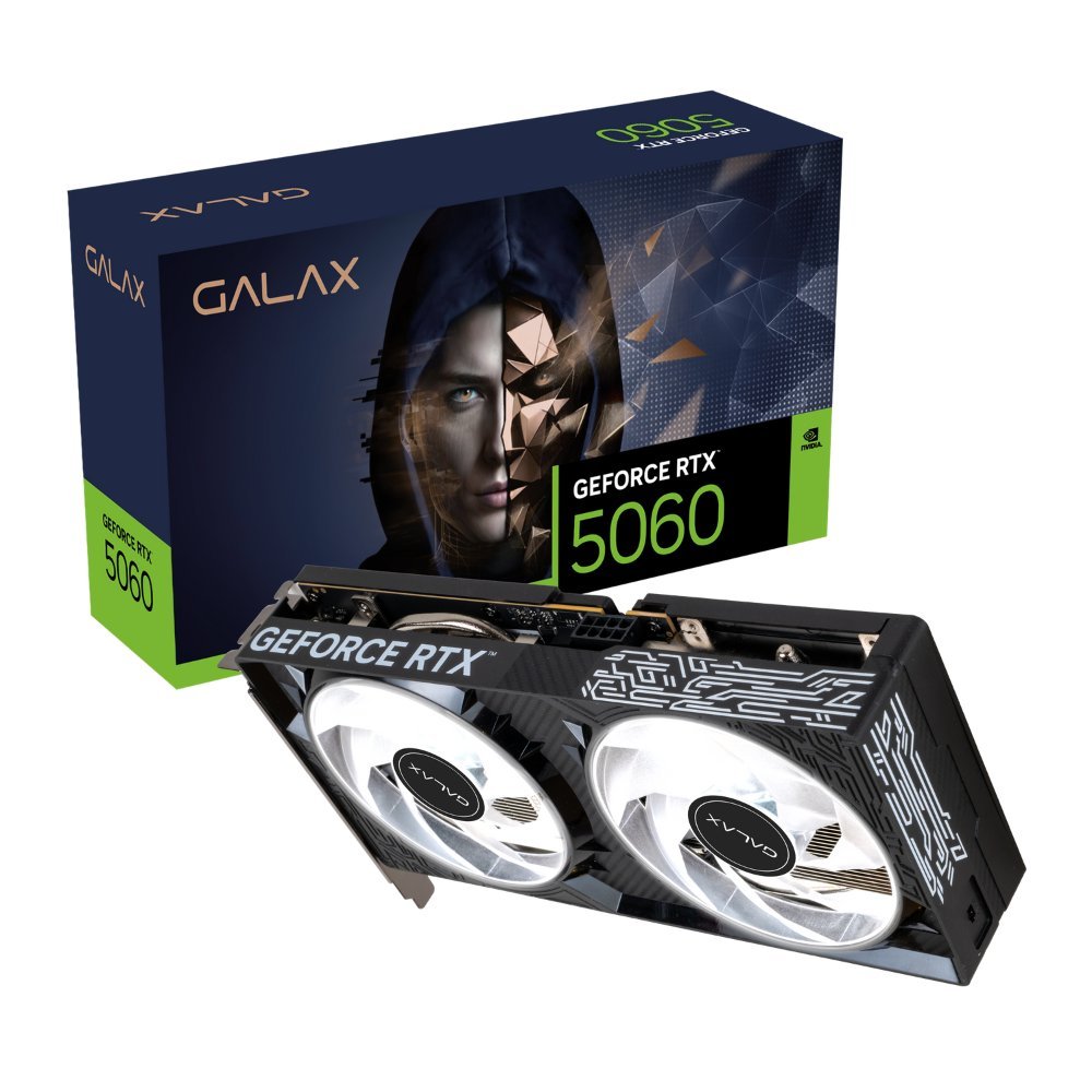 Placa De Vídeo Galax RTX 5060 8GB Gddr7 1-click Oc- 56nsn8mddxbo