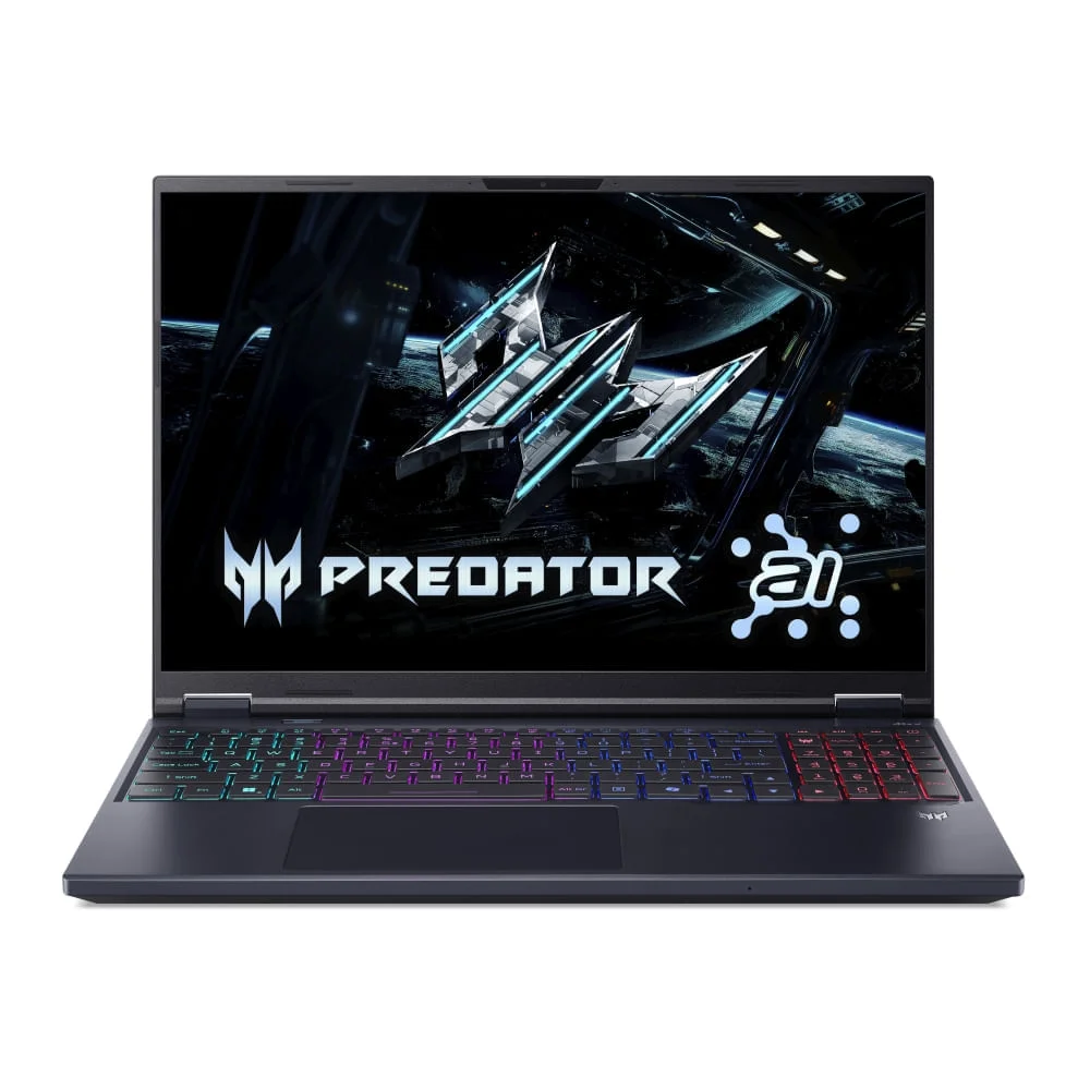 Imagem 1 de 5 do produto Notebook Gamer Predator Helios Neo 16 AI, Intel Core Ultra 9 275HX, 32GB RAM, SSD 1TB, RTX 5070, Tela 16" WQXGA 240Hz, Windows 11 Home - PHN16-73-96SW