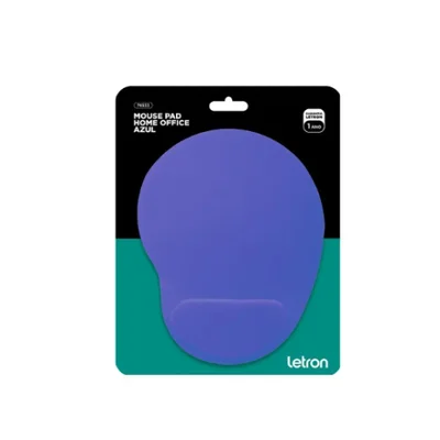 Mouse Pad C/apoio Azul Home Office