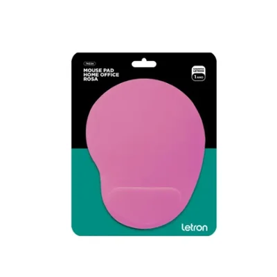 Mouse Pad C/apoio Rosa Home Office