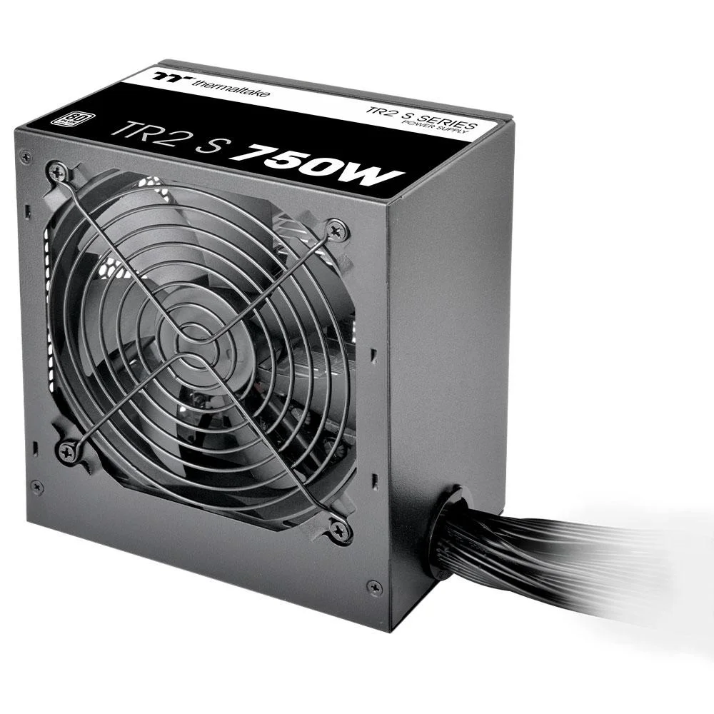 Fonte De Alimentação Thermaltake 750w Tr2 S 80 Plus Atx 3.0 PCi-e 5.1- Ps-trs-0750nnfawb-1