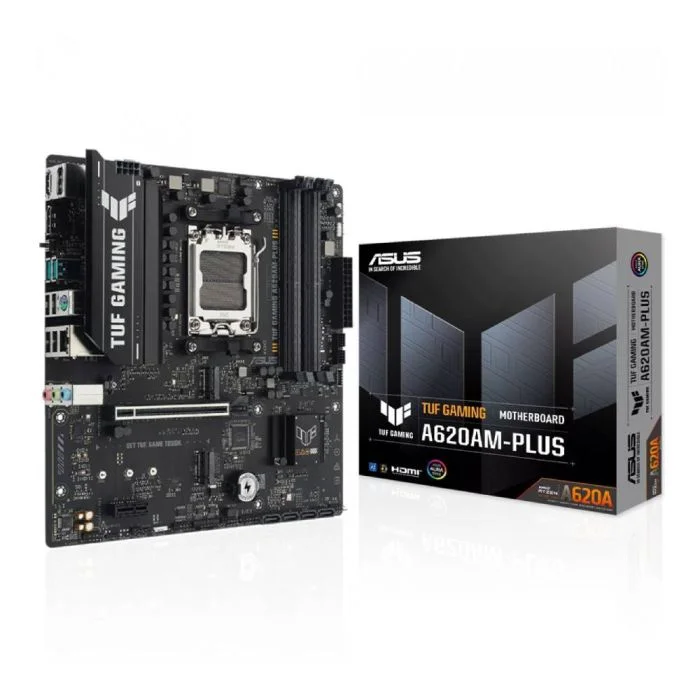 Placa Mãe Asus Tuf Gaming A620am-plus Am5 4xDDR5 Chipset Amd A620a Matx