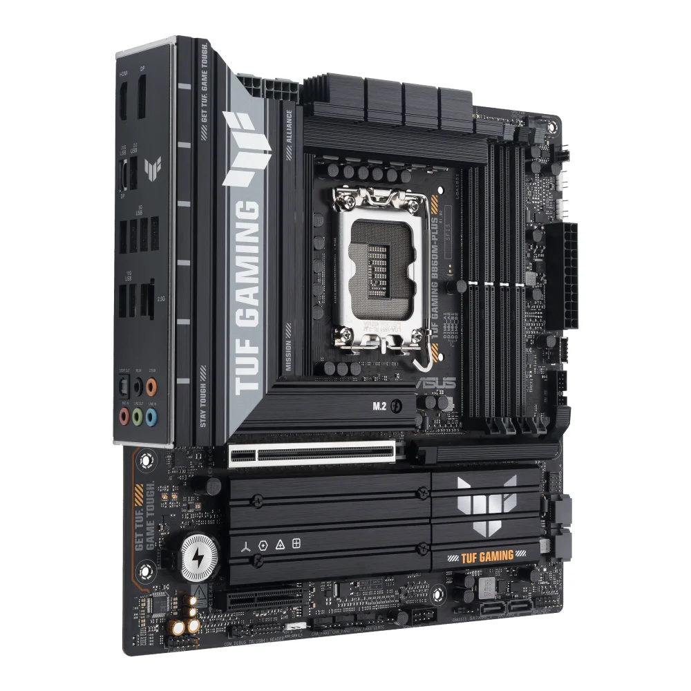 Placa Mãe Asus B860m-plus Tuf Gaming Ddr5 LGA 1851 Ultra Processors 8