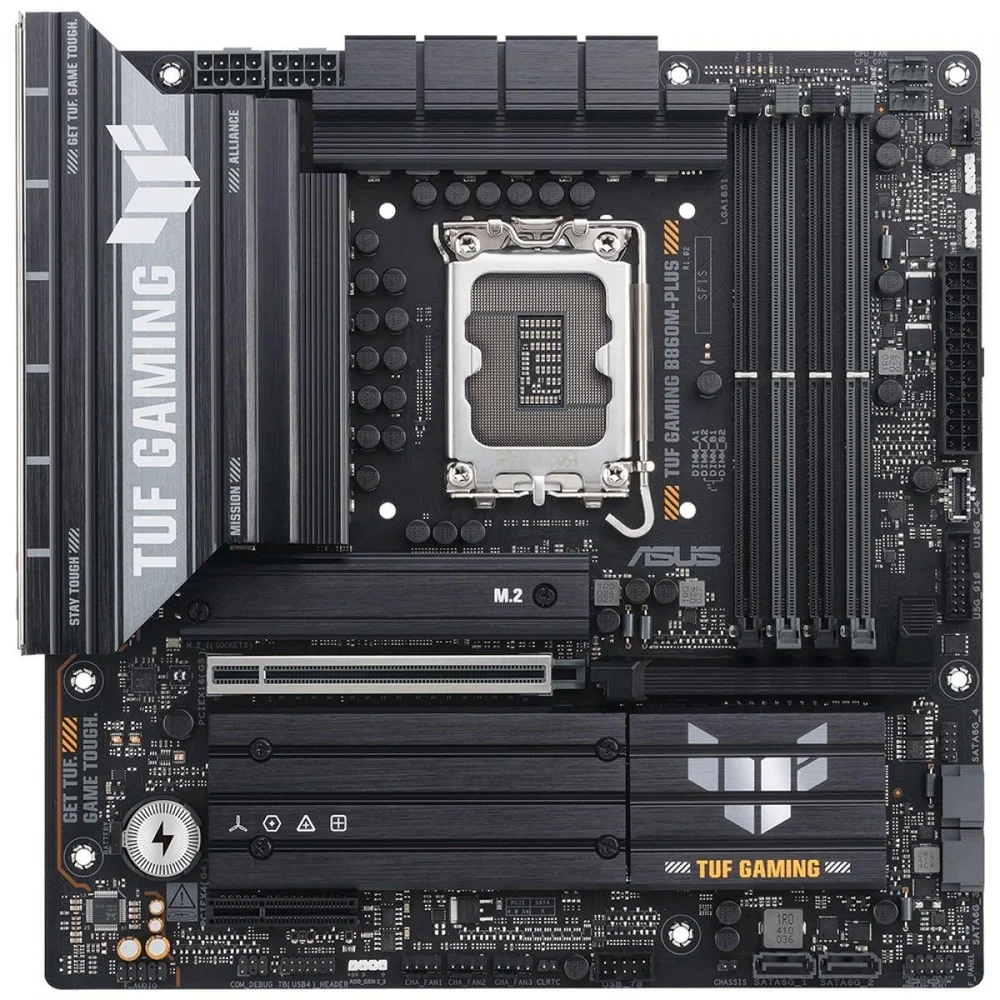 Imagem 4 de 5 do produto Placa Mãe Asus Tuf Gaming B860m-plus, Chipset B860, Intel LGA  1851, Matx, Ddr5, 90mb1jw0-m0eay0