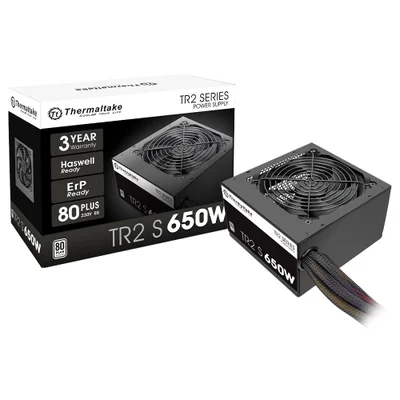 Fonte De Alimentação Thermaltake 650w Tr2 S 80 Plus Atx 3.0 - Ps-trs-0650nnfawb-1