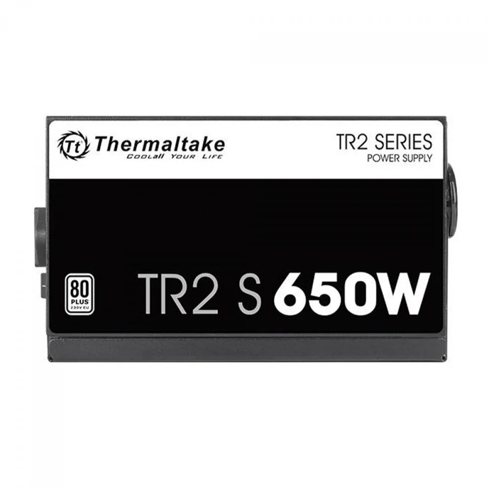 Imagem 2 de 5 do produto Fonte Thermaltake Tr2 S, 650w, 80 Plus, Pfc Ativo, Preto, Ps-trs-0650nnfawb-1